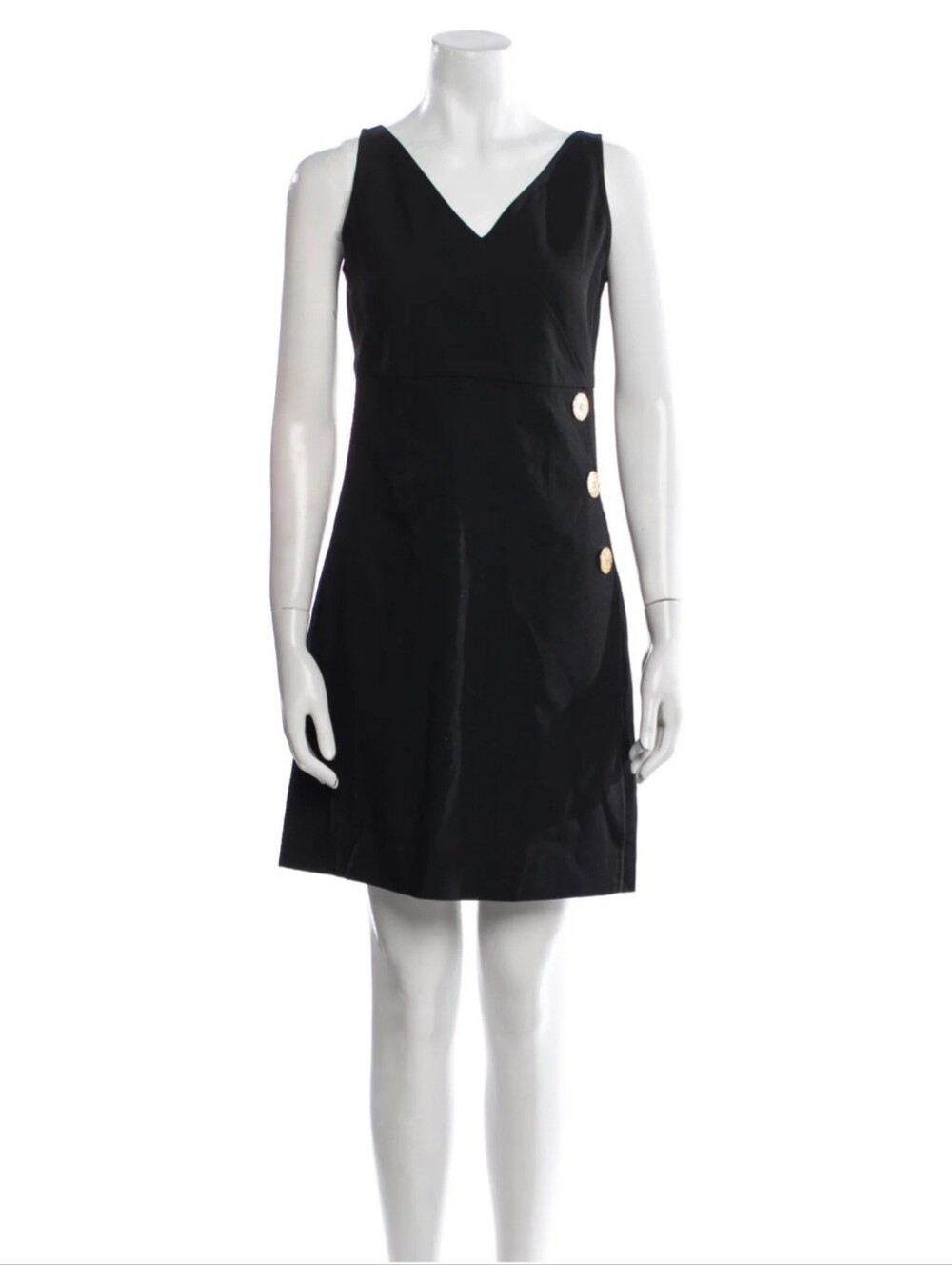 Yves Saint Laurent / Black Vintage Mini Dress